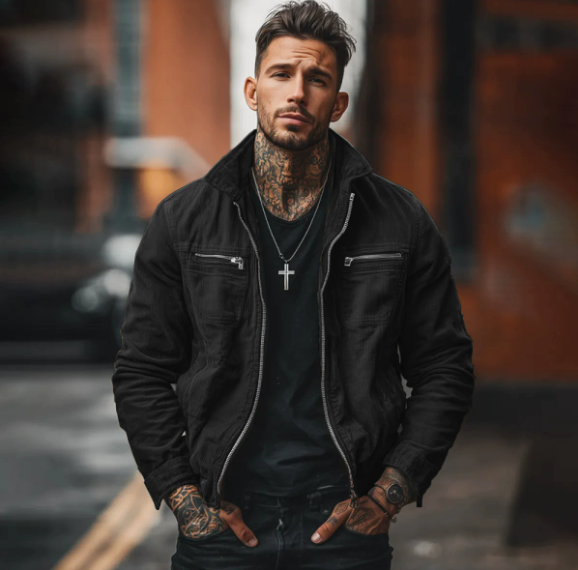 Valmont Vintage Olive Field Jacket - Cross & Crown