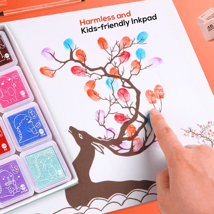 DIY sienellä sormimaalaussarja