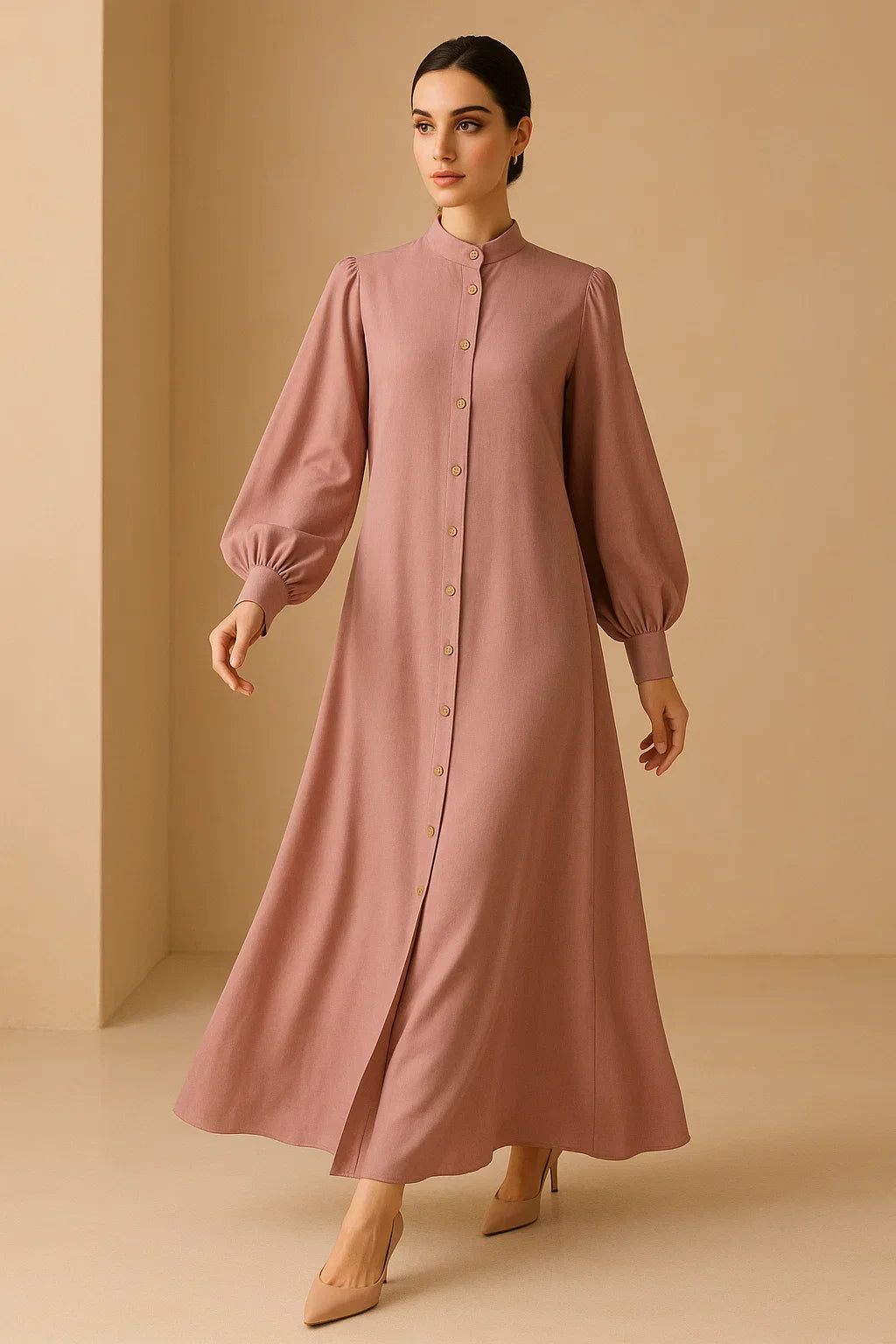 Women's Poly Linen Long Shirt