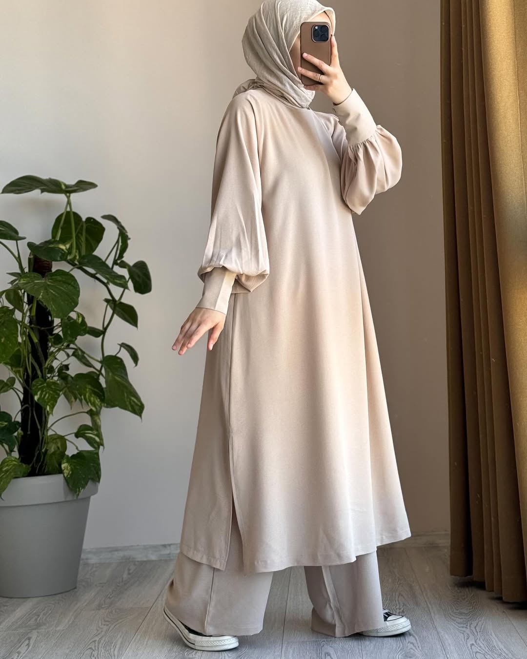 Women Long Shirt & Trouser Set