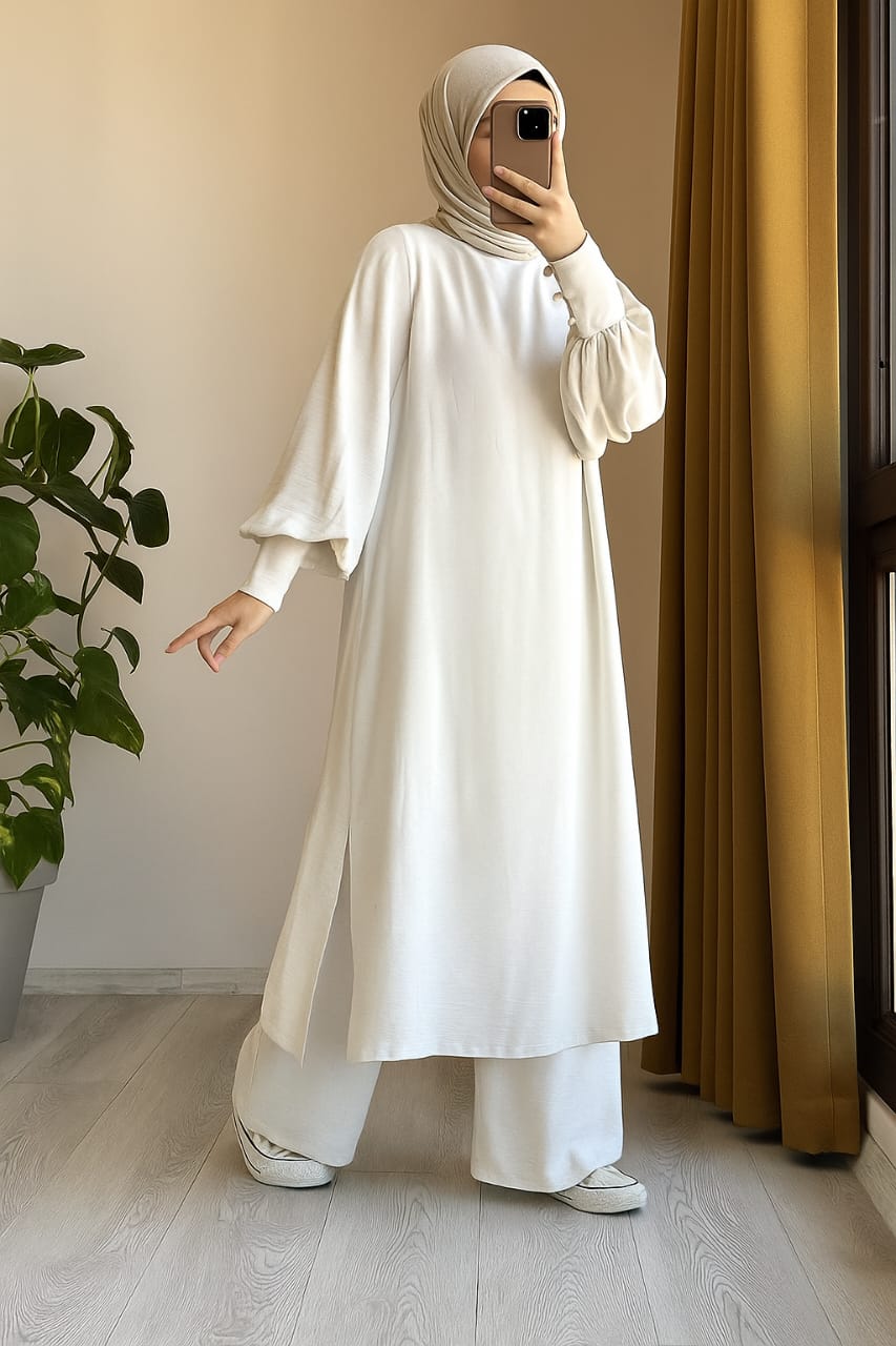 Women Long Shirt & Trouser Set