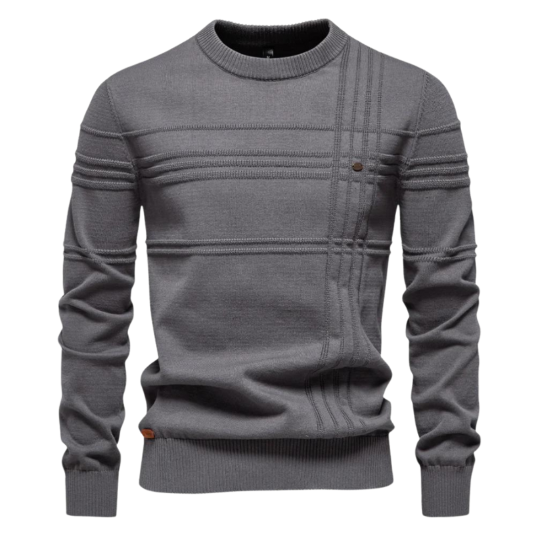 MIRAVO | Maglione elegante da uomo con design a quadri