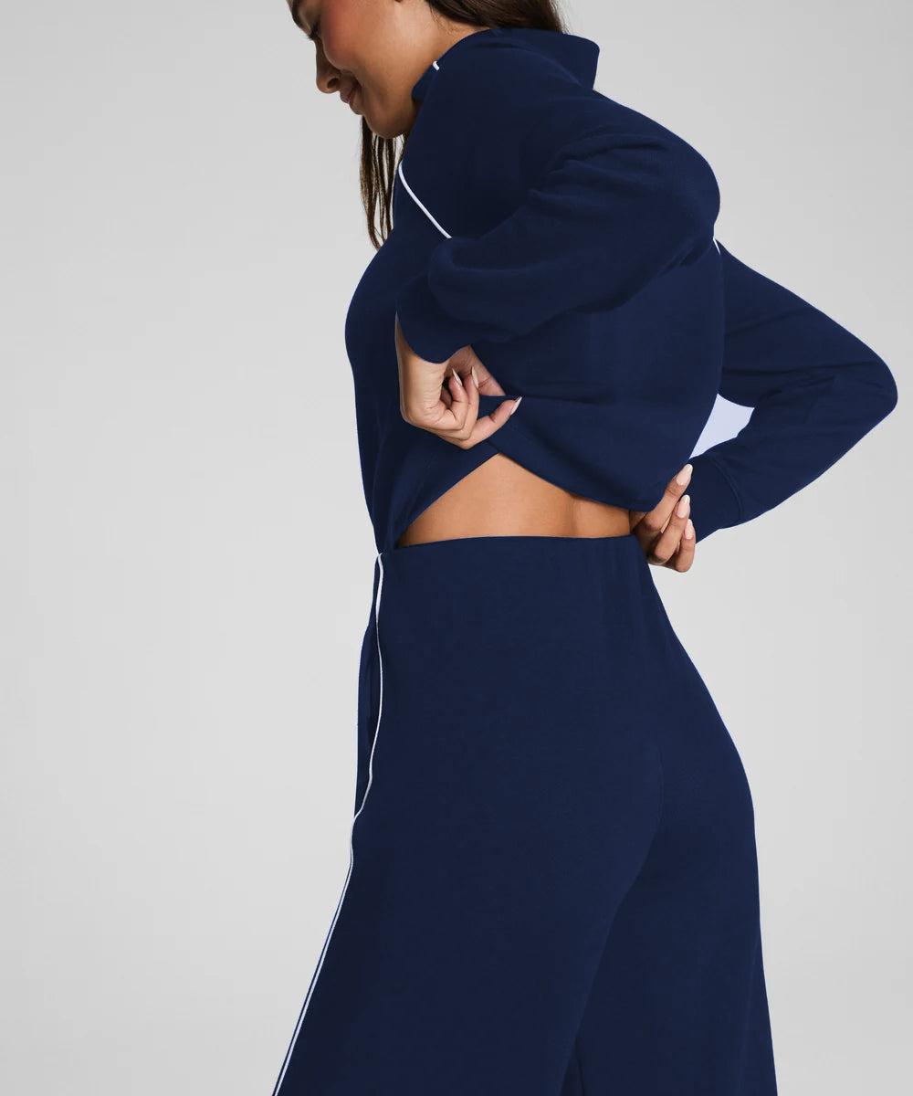 AirEssentials Pique Half Zip Jumpsuit(Buy 2 Free Shipping)