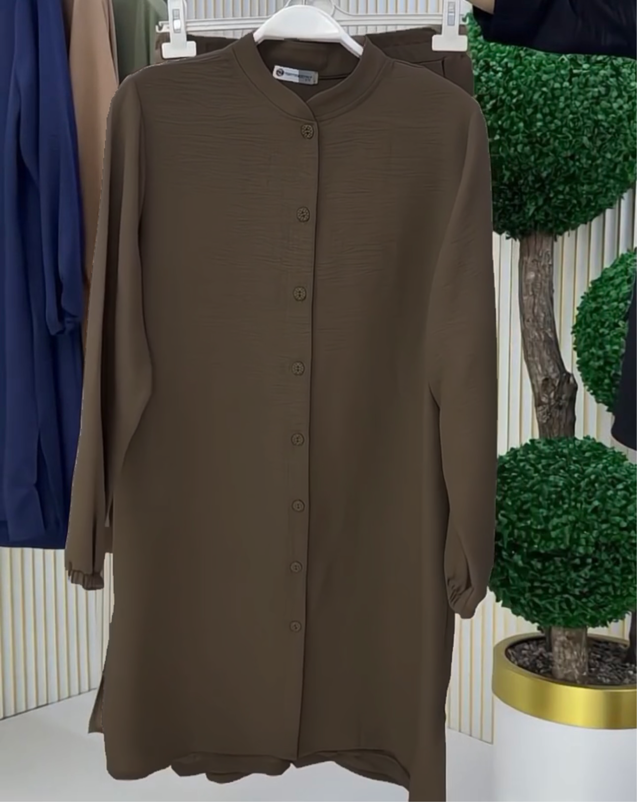 Women Poly Linen Shirt & Trouser Set