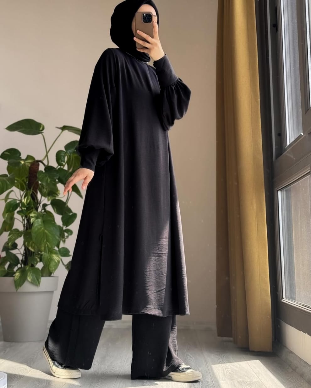 Women Long Shirt & Trouser Set